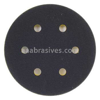 6” Hook & Loop Medium Tapered Back-Up Pad w/ 6 vacuum holes