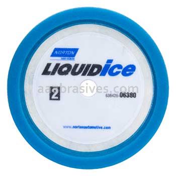 Norton Abrasives 63642506380 8" Blue Waffle Foam Pad - Step 2