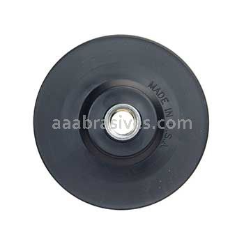 Norton 63642543240 7" Hard Rubber Smooth Face Speed Change Back-up Pads