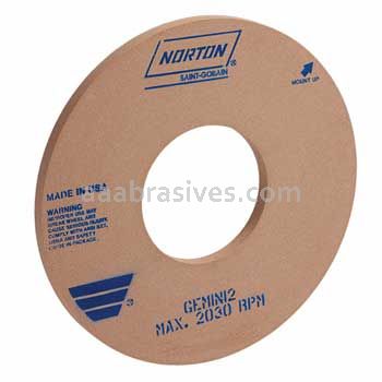 Norton Abrasives 66243483788 Cylindrical Grinding Wheels Type 01 20 x 2 x 12