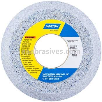 Norton 4 x 3 x 1-1/2 x 1-1/4 Rim 1/4 Back 1/2 5SG46-IVSP Face Z ME19237 Type 11 Flaring Cup Wheels