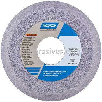 Norton 5 x 3-3/4 x 1-3/4 x 1-1/4 Rim 1/4 Back 1/2 32AA60-JVTR Face Z ME21563 Type 11 Flaring Cup Wheels