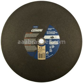 Norton 16 x 1/8 x 1" 20mm Metal High Speed Reinforced Type 01 Straight Wheels