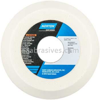 Norton 5 x 3-3/4 x 1-3/4 x 1-1/4 Rim 1/4 Back 1/2 38A60-JVBE Face Z ME21563 Type 11 Flaring Cup Wheels