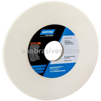 Norton 6 x 1/4 x 1-1/4 38A80-KVBE Type 01 Straight Wheels