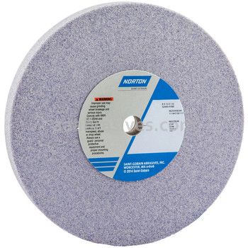 Norton 6 x 1/2 x 1/2 32A60-KVBE Type 01 Straight Wheels