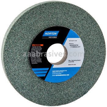 Norton 6 x 1/2 x 1-1/4 39C60-IVK Type 01 Straight Wheels