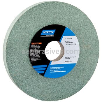 Norton 6 x 1/2 x 1-1/4 39C120-IVK Type 01 Straight Wheels