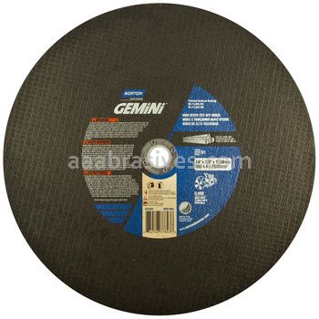 Norton 14 x 1/8 x 1"/20mm Ductile High Speed Reinforced Type 01 Straight Wheels