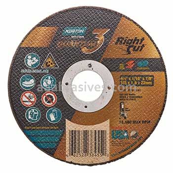Norton 66252838455 4-1/2 x 1/16 x 7/8 Quantum3 Type 01/41 Straight Wheels