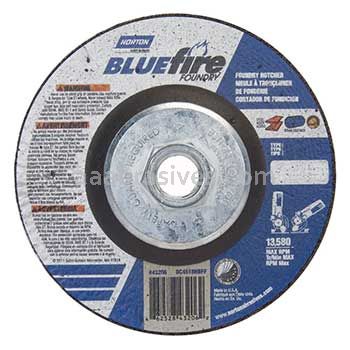 Norton Abrasives 66252843206 4-1/2 x 1/8 x 5/8-11 Norton BlueFire Foundry Type 27 Depressed Center Wheels