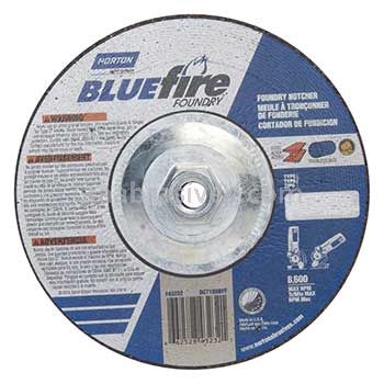 Norton Abrasives 66252843232 7 x 1/8 x 5/8-11 Norton BlueFire Foundry Type 27 Depressed Center Wheels