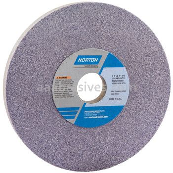 Norton 7 x 1/2 x 1-1/4 32AA80-KVTR Type 01 Straight Wheels