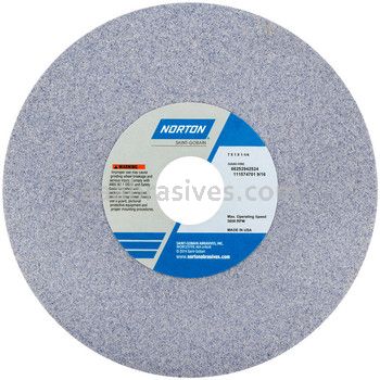 Norton 7 x 1 x 1-1/4 32A60-KVBE Type 01 Straight Wheels
