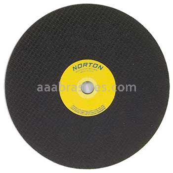 Norton 8 x 1/8 x 5/8 57A364-TB25N D Sides Reinforced Type 01 Straight Wheels