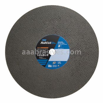 Norton 16 x 1/8 x 1 A30X Rail Cut R Sides Reinforced Type 01 Straight Wheels