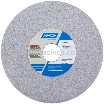 Norton Abrasives 66253288786 7 x 1/2 x 1-1/4 32A120-LVBE Type 01 Straight Grinding Wheels