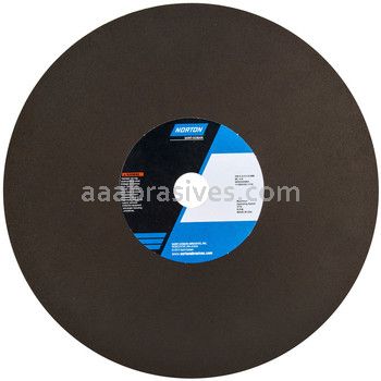 Norton 13.75 x 0.98 x 1-1/4 (350mm x 2.5mm x 32mm) ML-114 Very Hard Steels (Rc 55 - 68) Type 01 Straight Wheels