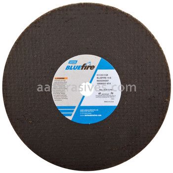 Norton Abrasives 66253344347 8 x 3/4 x 5/8 Bluefire 14S S Webs Type 01 Straight Grinding Wheels