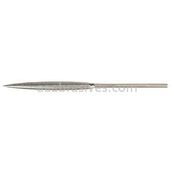 Norton SuperAbrasives .45 x .150 4-1/4 Diamond Length, 8-1/2 Overall Length Half Round Diamond Needle File