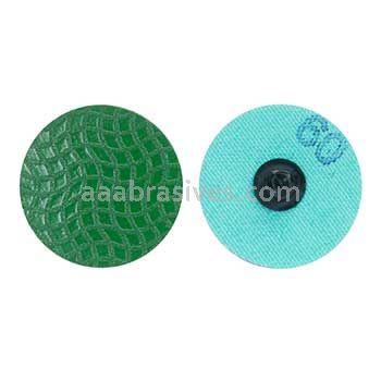 2" TR 60 Grit Green Flexible Diamond Quick-Change Discs