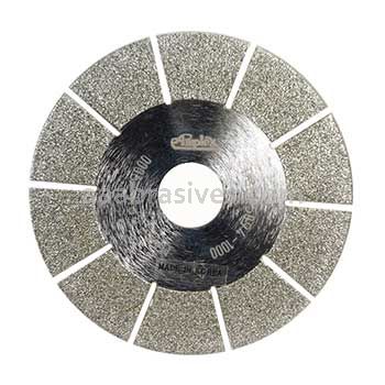 5 X 3/32 X 1 Diamond Slotted Cut-off Saw Blades with 3/4" Wraps