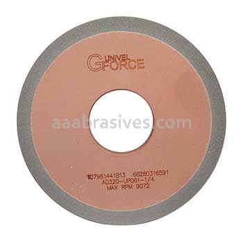 Norton Abrasives 66260316591 4 x 3/8 x 1-1/4 AD320-UP061 G-Force Type 1V1 Diamond Fluting Wheel