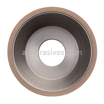 Norton Abrasives 66260322134 3-3/4 x 1-1/2 x 1-1/4 10D240-PB125-U Univel Type 11V9 Diamond G-Force Flaring Cup Wheel