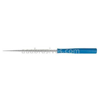 .120 2-3/4 Diamond Length 5-3/4 Overall Length with Handle Round Diamond Needle File