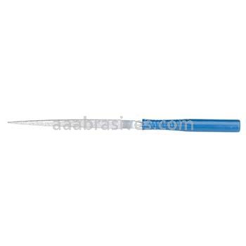 Norton SuperAbrasives .055 x .190 Pointed Flat Diamond Needle Files Diamond Length 2-3/4"