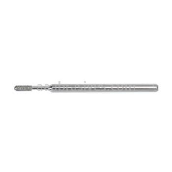 1/8 x 1/4 1/8 Shank x 2 OAL Round End Cylinders Diamond Contour Tool