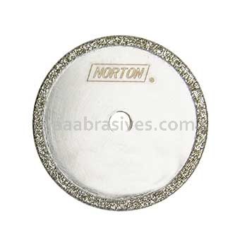8 X 3/32 X 5/8 40 Grit Diamond Continuous Rim Cut-off Saw Blade
