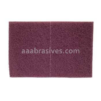 Norton 6 x 9 A/O Very Fine Maroon 847 Perforated General Purpose Hand Pad