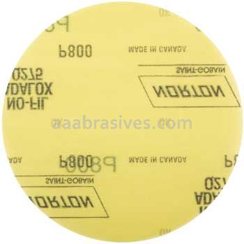 Norton 6 P800 Norton No-Fil Adalox Film H&L Q275 Paper Hook and Loop Discs