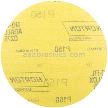 Norton 6 P150 Norton No-Fil Adalox Film H&L Q275 Paper Hook and Loop Discs
