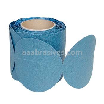 Norton 5" 80-E Norton BlueFire H875P Paper PSA Disc Rolls