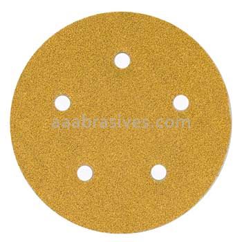 Norton 5" P150-C Norton No-Fil Adalox NorGrip Vac D-3328 A290 Paper Hook and Loop Discs