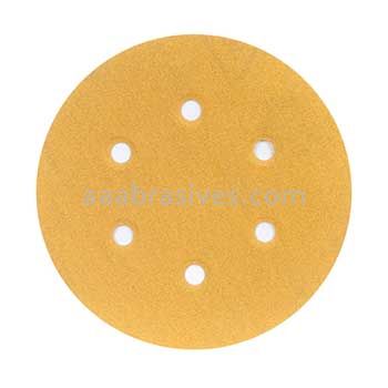 Norton 6" P80-C Norton No-Fil Adalox NorGrip Vac D-3371 A290 Paper Hook and Loop Discs