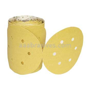 Norton 6" P180-C No-Fil Adalox PSA Vac D-3333 A290 Paper PSA Disc Rolls