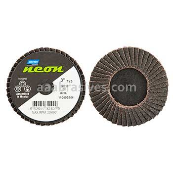 Norton 3 60 Norton Neon TR Mini Flap Discs R766 Norton Flap Discs