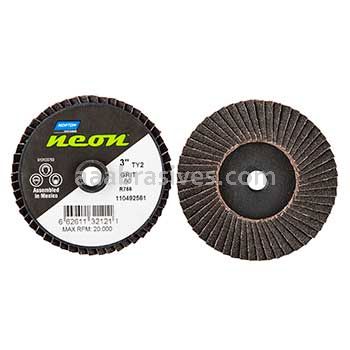 Norton 3 80 Norton Neon TS Mini Flap Discs R766 Norton Flap Discs