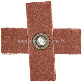 Norton 66261132242 3 x 3 x 1 60 Grit Metal R265 A/O Cross Pads