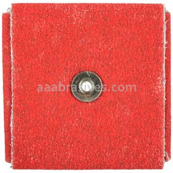 Norton 66261132279 2 x 2 x 1/2 80 Grit R326 A/O Blend Square Pads