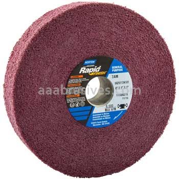 Norton 6 x 1 x 1 7AM Medium 7 Density Norton Rapid Finish General Purpose Convolute Wheel