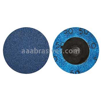 Norton 66261138672 2" 24 Grit TR BlueFire R860 Quick-Change Discs