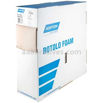 Norton 66623357608 4-1/2 x 82' 400 Grit A275OP No-Fil Rotolo Foam Rolls