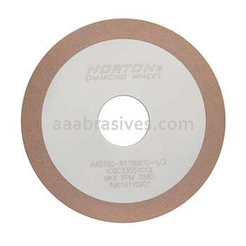 Norton Abrasives 69014118201 5 x 3/8 x 1-1/4 A4D220-R115B610 Type 1A1RN Fluting Wheel Diamond Norton CNC
