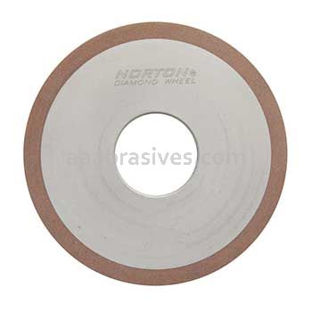 Norton Abrasives 69014118216 6 x 1/2 x 1-1/4 A4D180-R115B610 Type 1A1 Diamond Fluting Wheel CNC