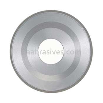 6 x 3/4 x 1-1/4 ASD150-R75B99-1/16 ME48666 Type 12V9 Dish Wheel Abrasive in Periphery