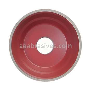5 x 1-3/4 x 1-1/4 Type 11V9 Flaring Cup cBN Wheels Abrasive in Periphery AZTEC III 100T-1/8 ME98298